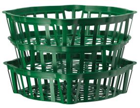 Istutuskorv Diana, plastik, Ø 20 cm, roheline v.