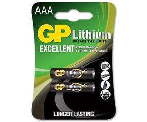 Elementai GP Lithium AAA/LR03, 2 vnt.