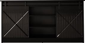 Spintelė Cama Meble Granero, juoda sp., 160 cm x 35 cm x 80 cm