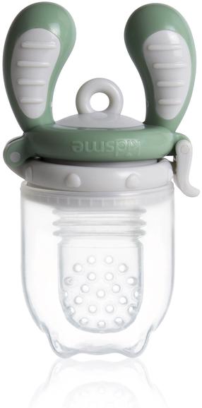 Svaigas pārtikas padevējs Kidsme Food Feeder, 4 mēn., plastmasa/silikons, zaļa krās.