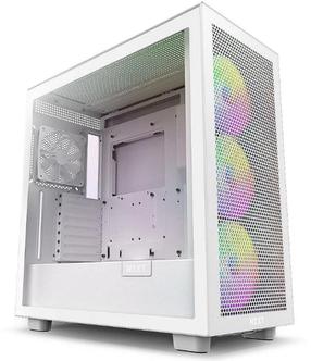 Корпус компьютера NZXT H7 Flow RGB, белый цв.