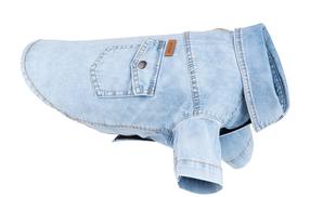 Футболка для собаки Amiplay Denim Maltese, голубой цв., 35 см