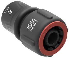 Laistymo žarnos jungtis Fiskars FiberComp Quick Hose Connector With Stop Mechanism, 1054790, šakų sk. 2