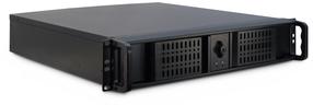 Serveri korpus Inter-Tech 2U 2098-SK μATX, must v.