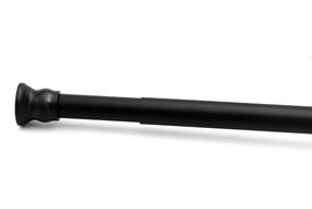 Vonios karnizas Ridder Wien 55111, 70 - 115 cm, Ø 25 mm, juoda sp.