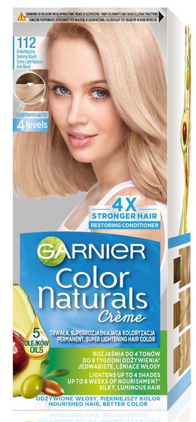 Kраска для волос Garnier Color Naturals Creme, ash blond цв., 112