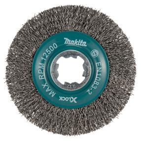 Vielinis diskinis šepetys Makita X-LOCK, 115 mm