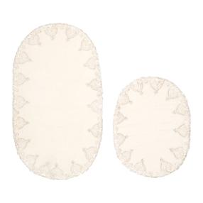 Комплект ковриков для ванны Foutastic Zara 299ANR1548, кремовый цв., 65 см x 115 см