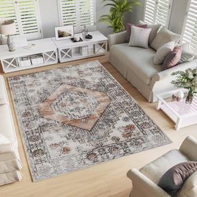 Paklājs Conceptum Hypnose Woopamuk 322, brūna krās./bēša krās., 150 cm x 80 cm