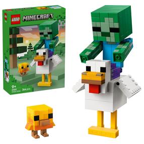 Konstruktors LEGO® Minecraft Cāļu žokejs 21582, 344 gab.