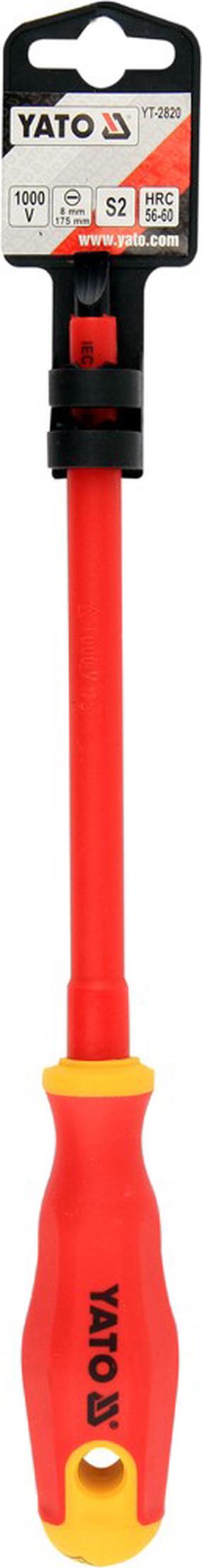 Atsuktuvas, elektrikams Yato, izoliuotas, 17.5 cm