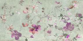 Dekoratīvā flīze, akmens FLOWER GREY, 60 cm x 120 cm, daudzkrāsaina