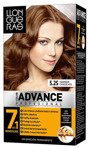 Kраска для волос Llongueras Color Advance, brown chocolate цв., Brown Chocolate 5.25, 125 мл