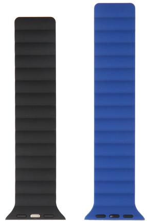 Rihmad Swissten, Magnetic Band For Apple Watch 38/40 mm, sinine v./must v.