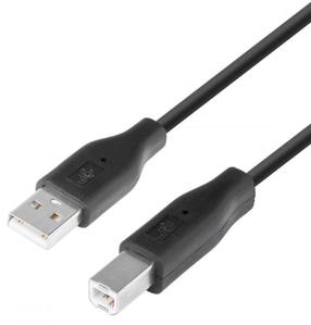 Vads TB USB to USB USB A male, USB B male, 1.8 m, melna krās.