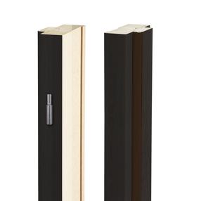 Vertikali durų stakta Classen, 206.5 cm x 9 cm x 4.2 cm, kairinė, antracito ąžuolo sp.