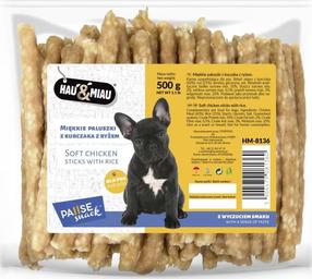 Лакомство для собак Hau&Miau Snack HM-8136, курица/рис, 0.5 кг