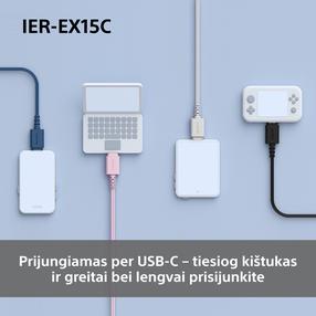 Laidinės ausinės Sony, balta sp.