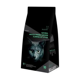 Kaķu smiltis NordicPet Premium NP FAS 0001, koka skaidas (cementējošas), 10 l