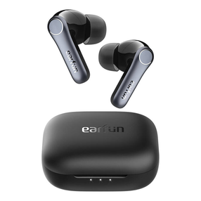 Bezvadu austiņas EarFun Air Pro 4, ANC, melna krās.