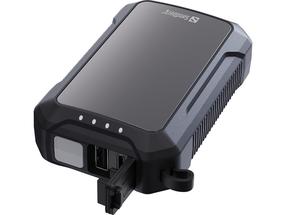 Lādētājs-akumulators (Power bank) Sandberg, 10000 mAh, pelēka krās.