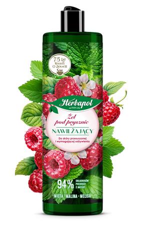 Kehapesugeel Herbapol Polana Mieta, Malina, Melisa, 400 ml