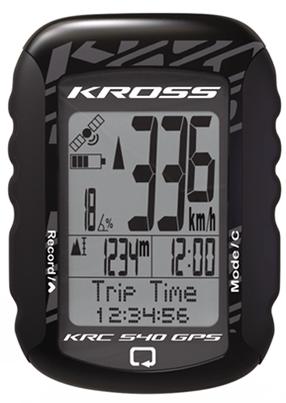 Dviračių kompiuteris Kross KRC540 T4CLI000145, plastikas, juoda sp.