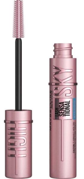 Blakstienų tušas Maybelline Lash Sensational Sky High, 6 ml, juoda sp.
