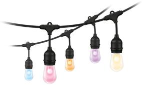 Āra spuldžu virtene WiZ String Lights, 12W, LED, IP65, melna krās., 4.5 cm x 20 cm