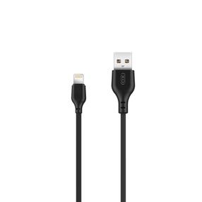 Kabelis XO NB103, 1 x USB/1 x Lightning, 200 cm, juoda sp.
