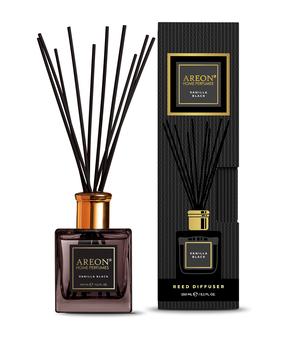 Домашний ароматизатор Areon Black Vanilla Black, 150 мл