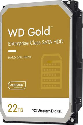 Servera cietais disks (HDD) Western Digital Gold Enterprise WD221KRYZ, 3.5", 22 TB