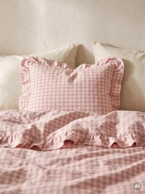 Комплект постельного белья Homla Basic Whisper 245192, розовый цв., 50 x 60 cm, 140 x 200 cm, 2 дет.