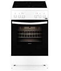 Elektrinė viryklė Zanussi ZCV540G1WA, su apšvietimu, balta sp., 7620 W Prekė su pažeista pakuote.