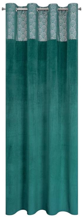 Naktinė užuolaida ZKLU-04, šampano sp./turkio sp., 140 cm x 250 cm