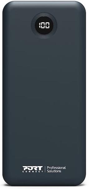 Lādētājs-akumulators (Power bank) Port Connect, 10000 mAh, zila krās.