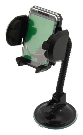 Auto telefona turētājs Compass, melna krās.