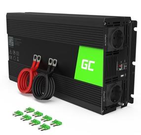 Трансформатор напряжения Green Cell INV24, черный, 24 В