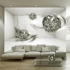 Fototapeet Artgeist White Topazes LNEW011351SAM, 140 cm x 140 cm