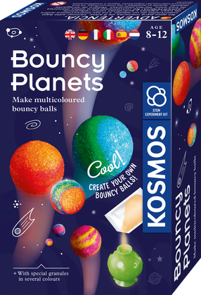 Kūrybos rinkinys, planetos Kosmos Bouncy, įvairių spalvų
