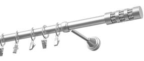 Karnizas Olimp Cylinder Krysztal, 400 cm, Ø 19 mm, matinė chromo sp.