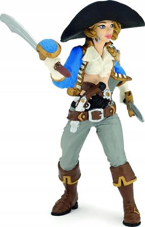 Žaislinė figūrėlė Papo Lady Corsair, 6 cm, įvairių spalvų
