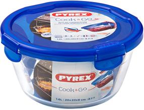 Контейнер для еды Pyrex Cook & Go, 1.6 л, прозрачный цв.