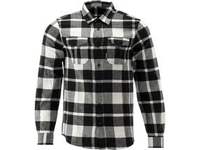 Marškiniai vyrams Yato Flannel YT-78812, balta sp./juoda sp., S dydis