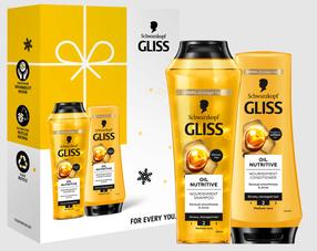 Matu un ķermeņa kopšanas produktu komplekts Schwarzkopf Professional Gliss