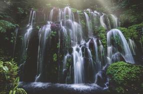 Puzle Ravensburger Waterfall in Bali 171163V, 121 cm x 80 cm, 3000 gab., daudzkrāsaina