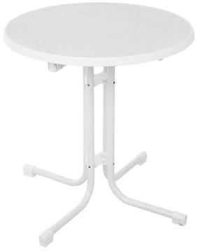 Lauko stalas Patio Dine & Relax, balta sp., 70 cm x 70 cm x 72 cm