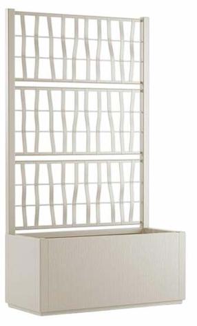 Gėlių lovelis Stefanplast Ethica 68600, plastikinis, 80 cm x 36 cm, balta sp.