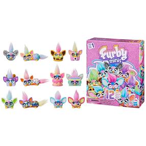 Figūrėlių rinkinys Hasbro Furby Minis, 2.5 cm, 12 vnt., (spalva/dizainas parenkami atsitiktine tvarka)