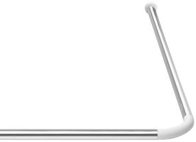 Vonios karnizas Ridder Universal, 90 - 170 cm, Ø 20 mm, sidabro